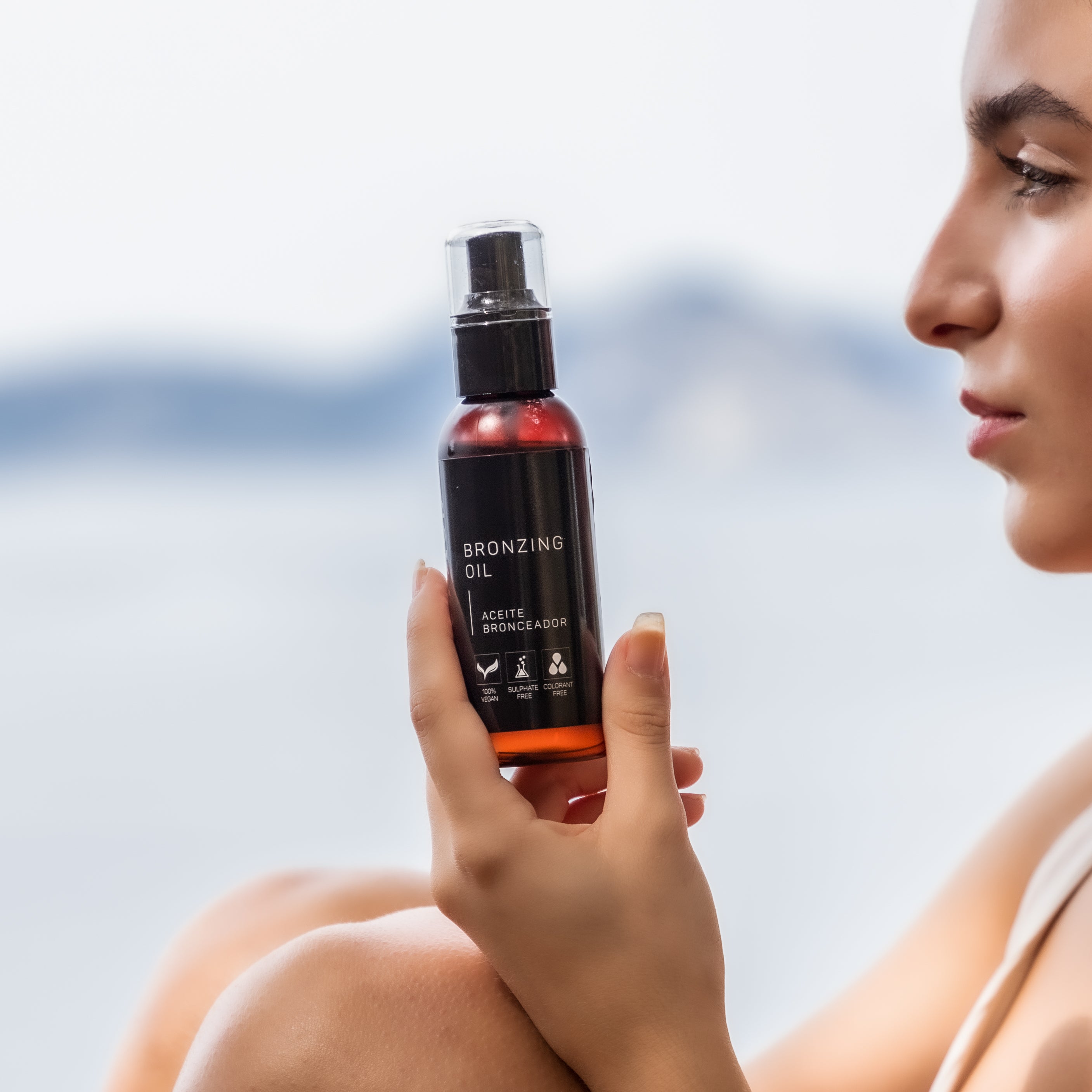 Бронзирующее масло SPF6